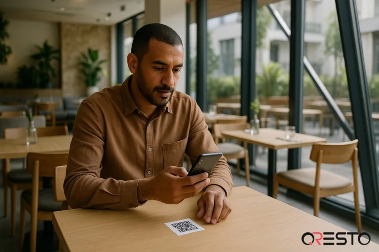 QR code menu digital snack café Maroc