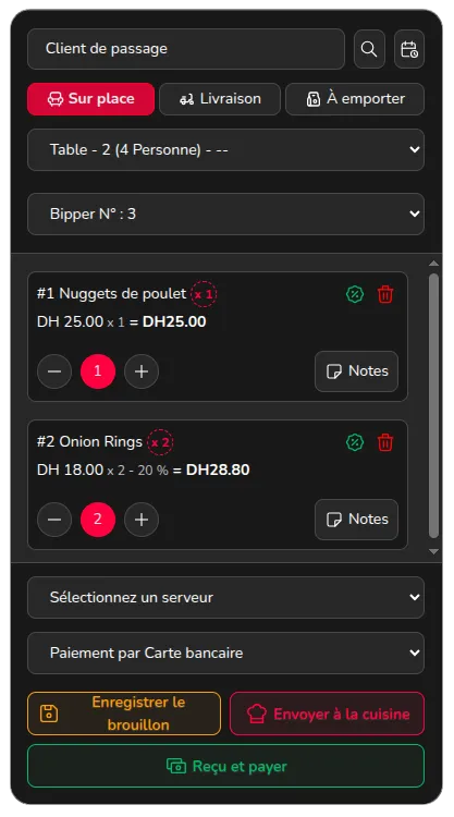 Calcul du food cost restaurant avec QResto Pro