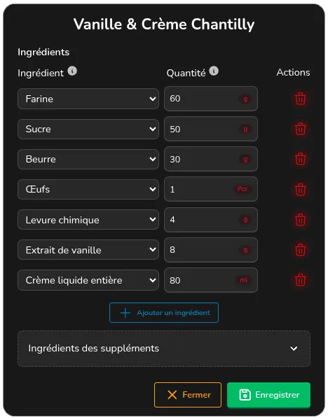 Historique client et fidélisation restaurant